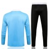 Real Madrid Sweatshirt Dragt 2021-22 Lyseblå Kvart-Zip